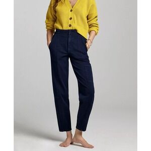 Anthropologie Pilcro High Rise Relaxed Jogger Jeans Dark Wash 27